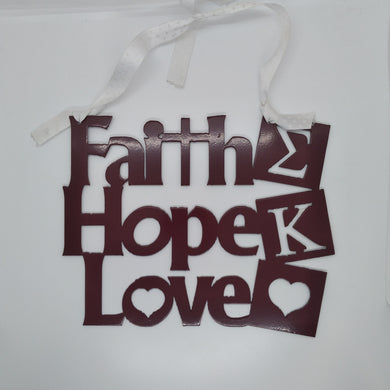 Faith Hope Love Sign - Sigma Kappa