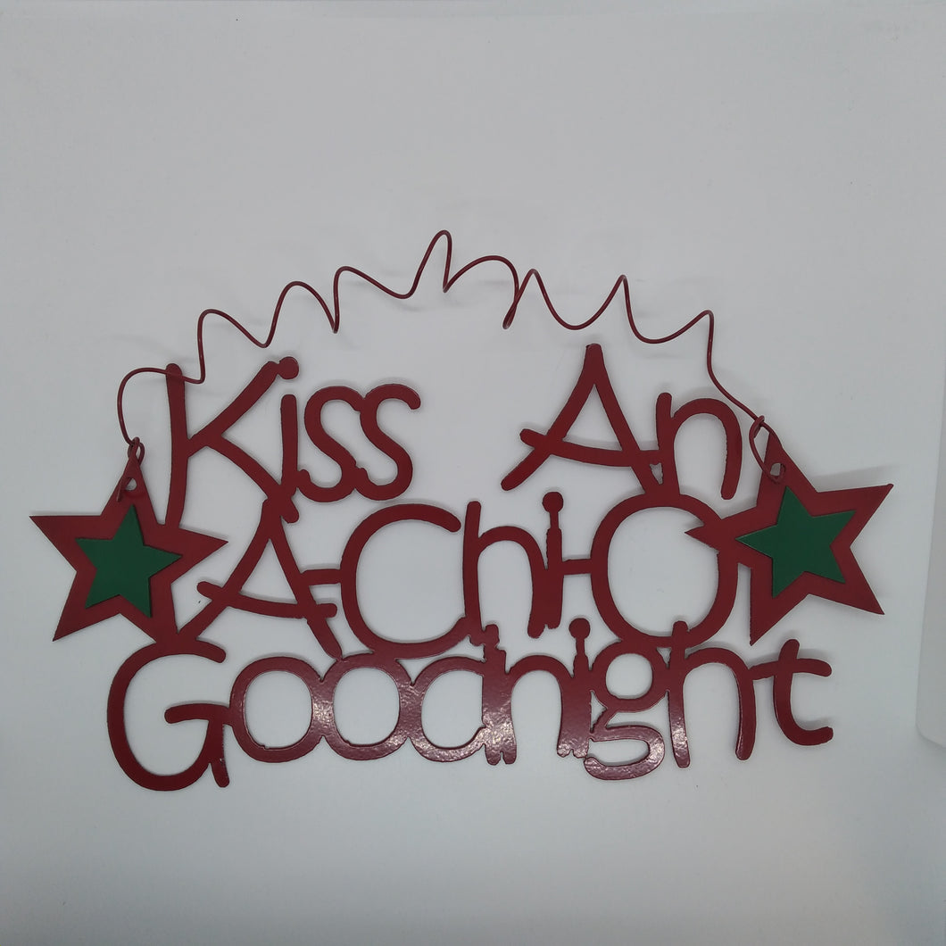 Kiss Goodnight Sign - Alpha Chi Omega