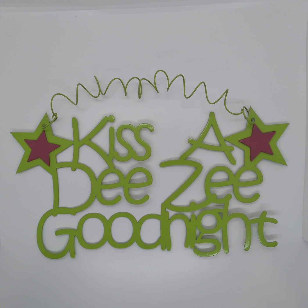 Kiss Goodnight Sign - Delta Zeta