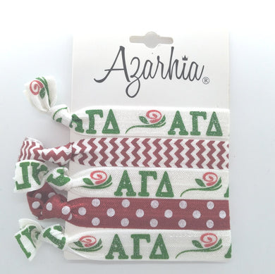 Hair Tie Pack - Alpha Gamma Delta