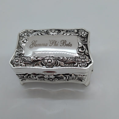 Floral Pin Box - Gamma Phi Beta