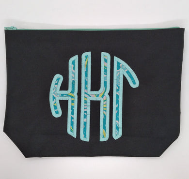 Appliqued Makeup Bag - Kappa Kappa Gamma