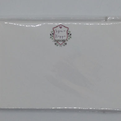 Crest Motif Flat Cards - Sigma Kappa