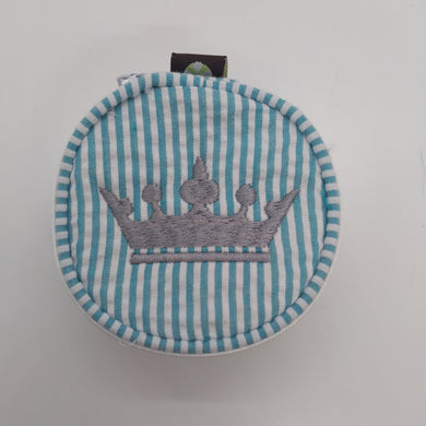 Small Seersucker Case - Crown