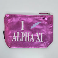Metallic Pouch - Alpha Xi Delta