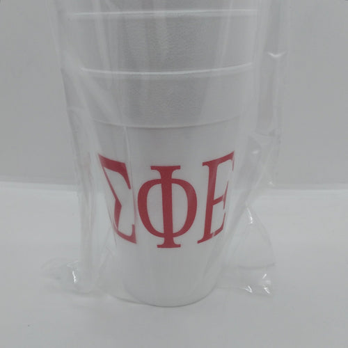 Frat Styrofoam Cups - Sigma Phi Epsilon