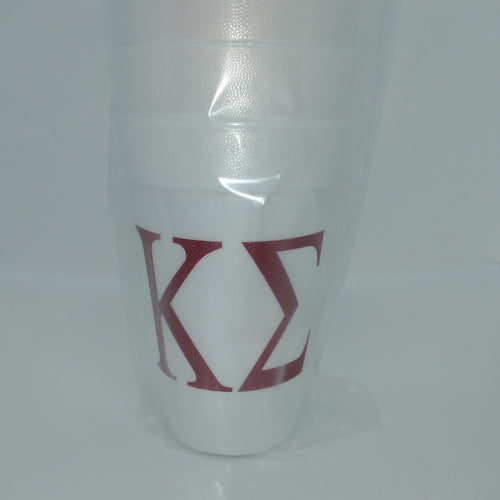 Frat Styrofoam Cups - Kappa Sigma