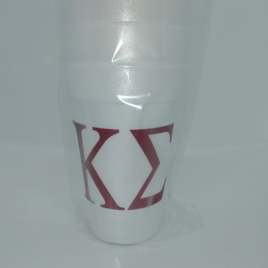 Frat Styrofoam Cups - Kappa Sigma