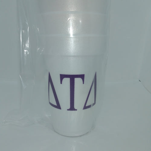 Frat Styrofoam Cups - Delta Tau Delta