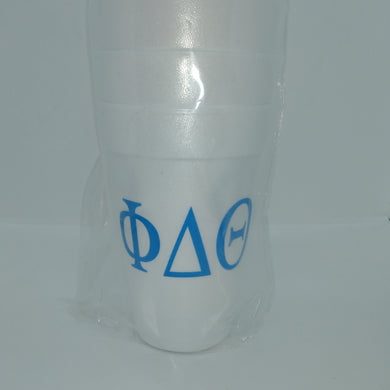 Frat Styrofoam Cups - Phi Delta Theta