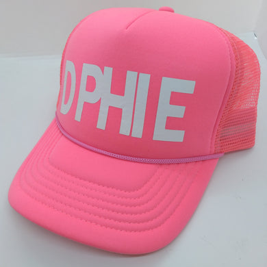 Highlighter Baseball Hats - Delta Phi Epsilon