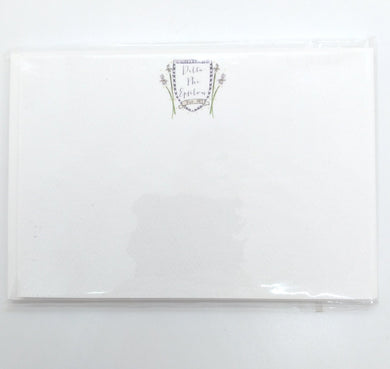 Crest Motif Flat Cards - Delta Phi Epsilon