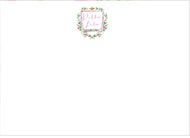 Crest Motif Flat Cards - Delta Zeta