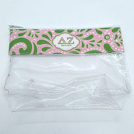 Clear Makeup Bag - Delta Zeta
