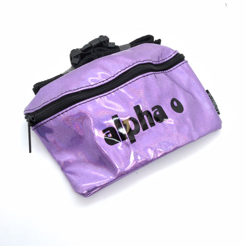 Laser Purple Fanny Pack - Alpha Omicron Pi