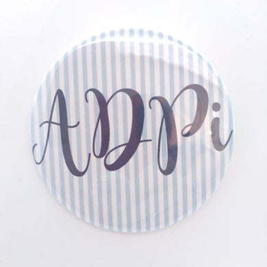 Pinstripe Button- Alpha Delta Pi