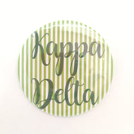 Pinstripe Button- Kappa Delta