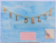 Sorority Gold Nickname Necklace - Delta Delta Delta