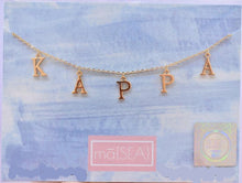 Sorority Gold Nickname Necklace - Kappa Kappa Gamma