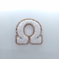 Greek Letter Stick-On Patch - Omega