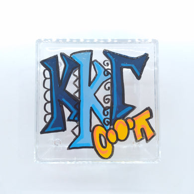 Square Acrylic Box - Kappa Kappa Gamma