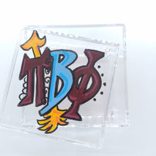 Square Acrylic Box - Pi Beta Phi