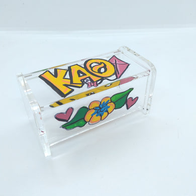 Hinged Acrylic Box - Kappa Alpha Theta