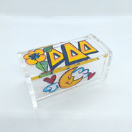 Hinged Acrylic Box - Delta Delta Delta