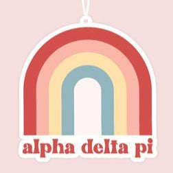 Rainbow Air Fresheners - Alpha Delta Pi