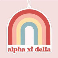 Rainbow Air Fresheners - Alpha Xi Delta