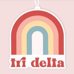 Rainbow Air Fresheners - Delta Delta Delta