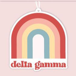 Rainbow Air Fresheners - Delta Gamma
