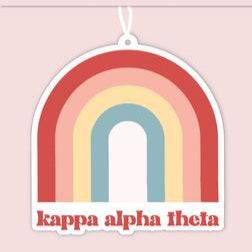 Rainbow Air Fresheners - Kappa Alpha Theta