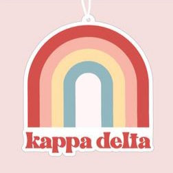 Rainbow Air Fresheners - Kappa Delta