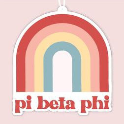 Rainbow Air Fresheners - Pi Beta Phi