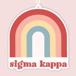Rainbow Air Fresheners - Sigma Kappa