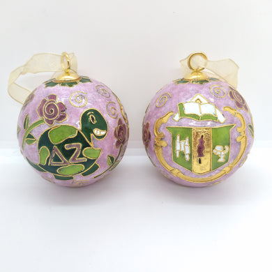 Exclusive Cloisonne Ornament- Delta Zeta