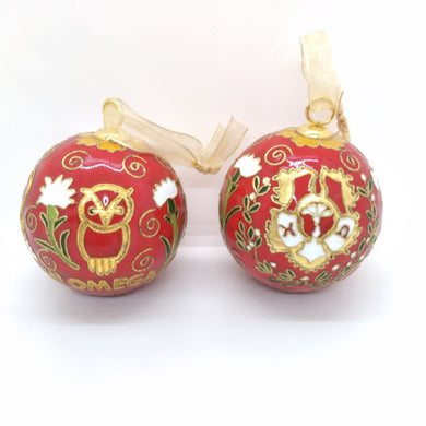 Exclusive Cloisonne Ornament- Chi Omega