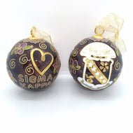 Exclusive Cloisonne Ornament- Sigma Kappa