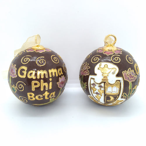 Exclusive Cloisonne Ornament- Gamma Phi Beta