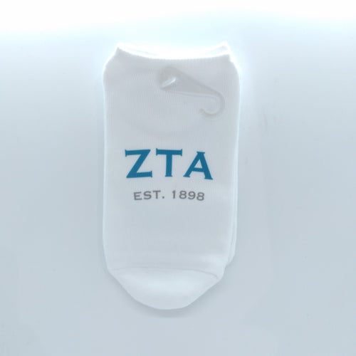 No Show Socks- Zeta Tau Alpha