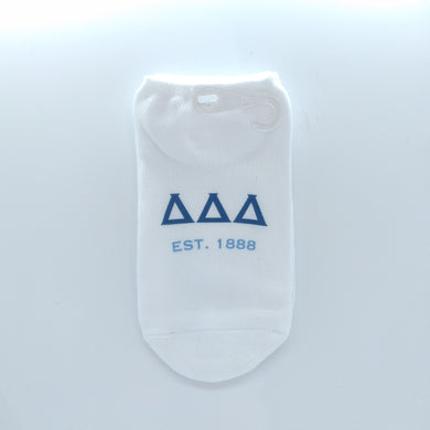 No Show Socks- Delta Delta Delta