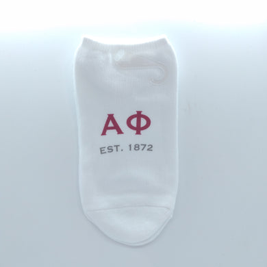 No Show Socks- Alpha Phi