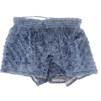 Minky Dot Shorts- Navy