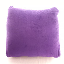 Terry Velour Wedge Pillow- Purple
