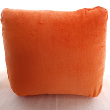 Terry Velour Wedge Pillow- Orange