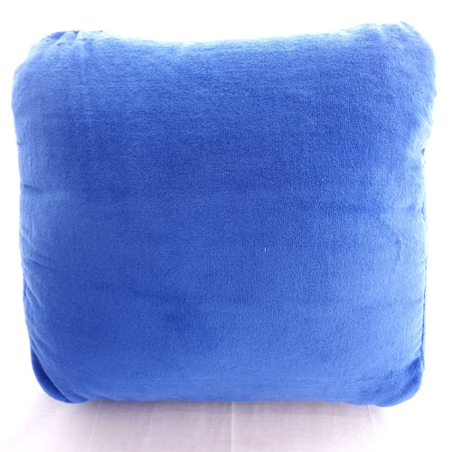 Terry Velour Wedge Pillow- Royal