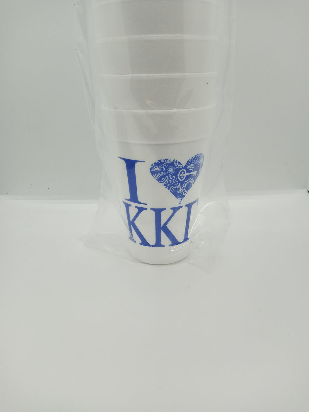 Styrofoam Cups - I Heart - Kappa Kappa Gamma