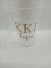 Styrofoam Cups - Letters and Name - Kappa Kappa Gamma