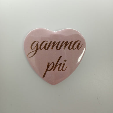 Heart Button- Gamma Phi Beta